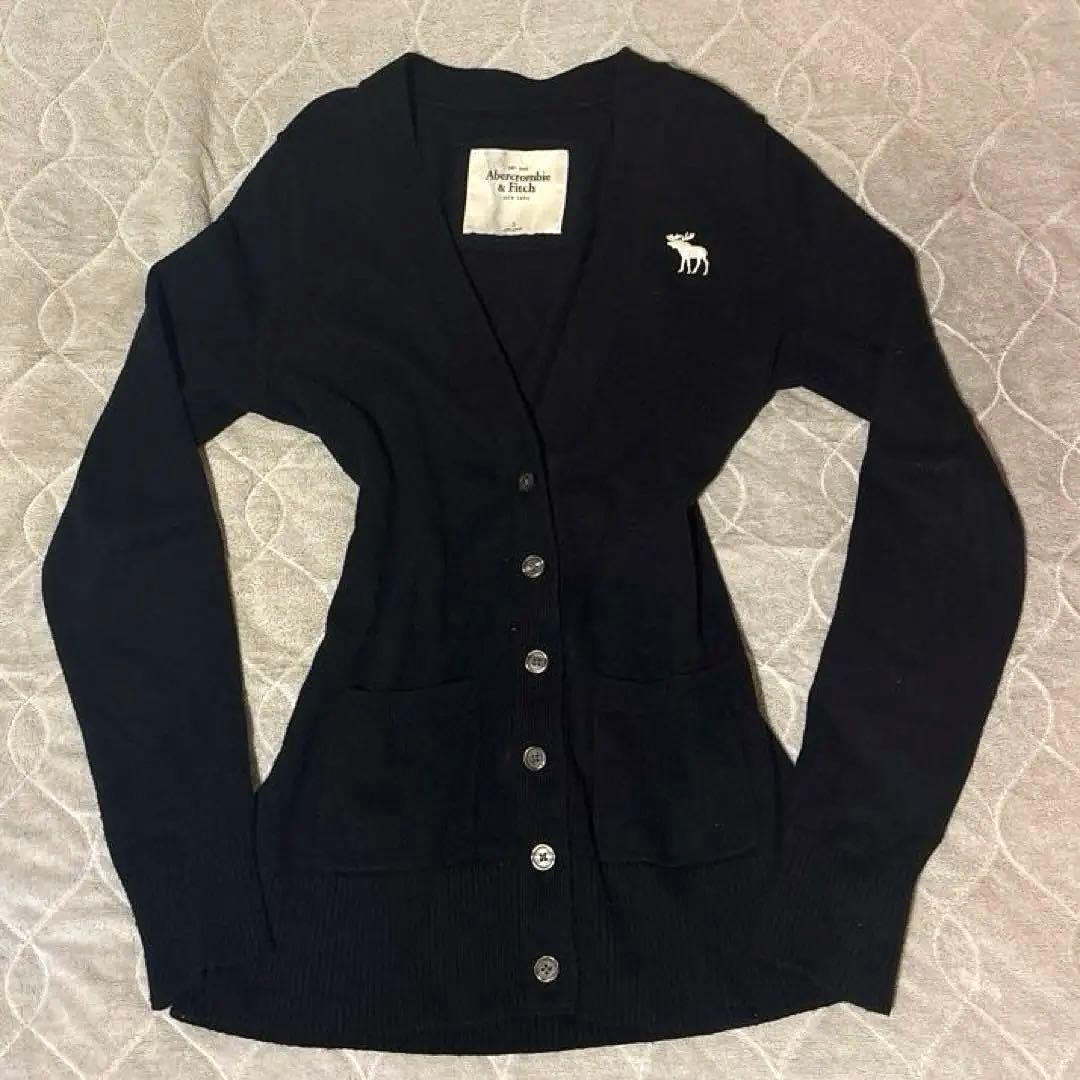 Abercrombie&fitch knit cardigan vintage - メルカリ