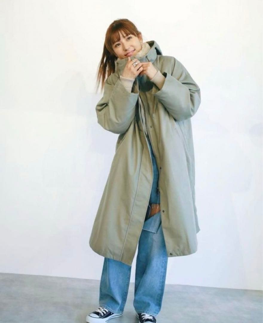 WCJ 撥水 エコファーライナー付きコート 3way 若槻千夏 コート