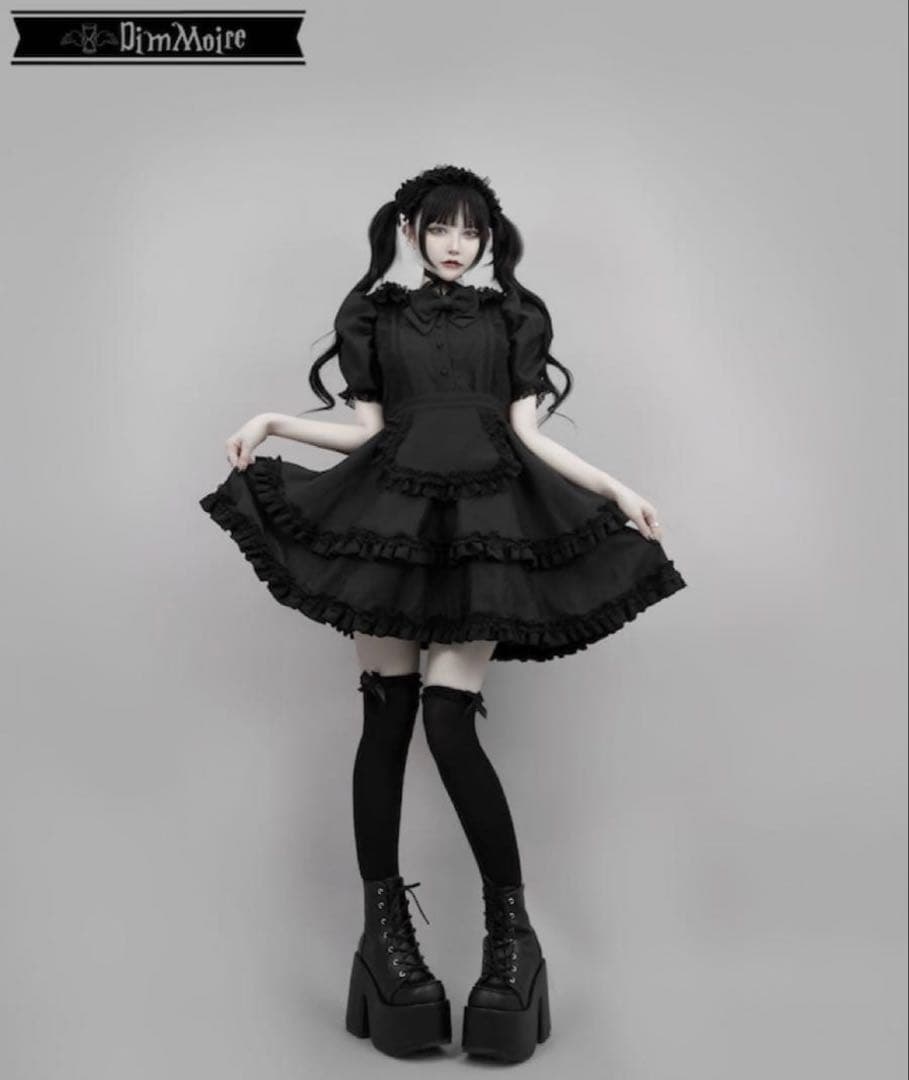 DimMoire ディムモアール 絶メイドワンピースⅱ Black REFLEM - メルカリ