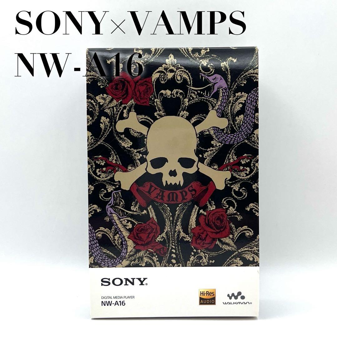 【新品】SONY VAMPS コラボ ウォークマン NW-A16 ストラップ付 ソニー、ロックユニット「VAMPS」とコラボしたウォークマンを限定発売