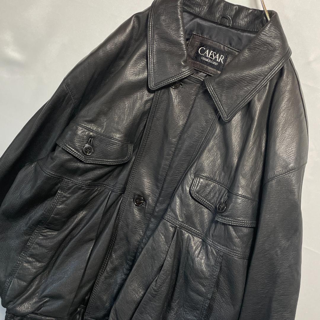 太腕　短丈　ラムレザー　ボンバージャケット　A-2　Y2K　本革　リアルレザー Vintage Military A-2 短丈 y2k 黒 L ラムレザー 本革 A2 レザー