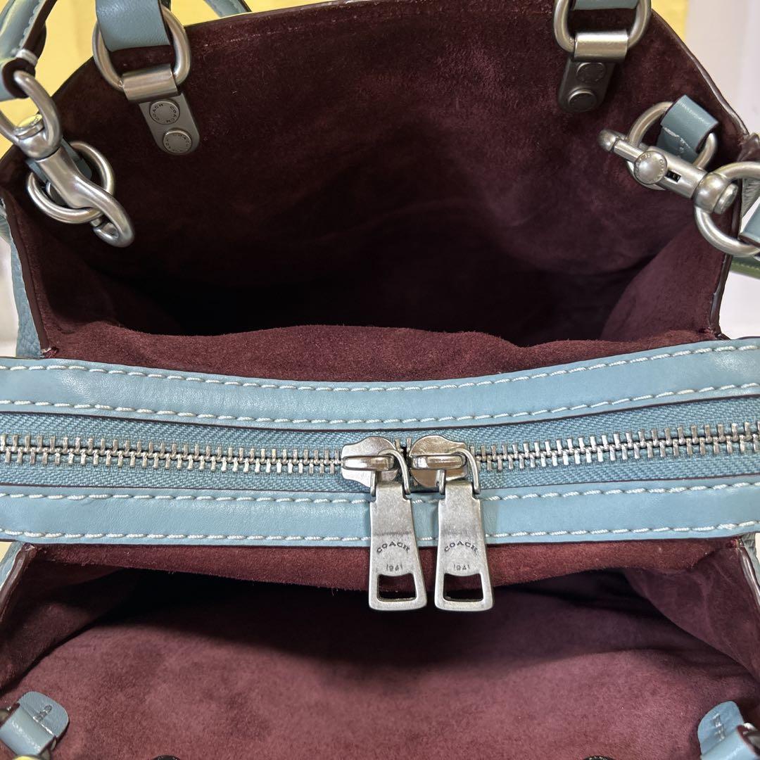 ✨大人気✨コーチ ティーローズ 2wayバッグ ローグ 有名人着用 完売品