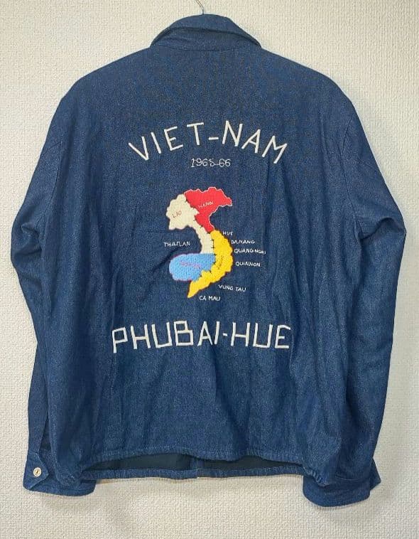 テーラー東洋、ベトジャン、スーベニアジャケット、TB①、検/リアルマッコイズ TAILOR TOYO TOYO（テーラートーヨー） ベトジャン スカル エイジング
