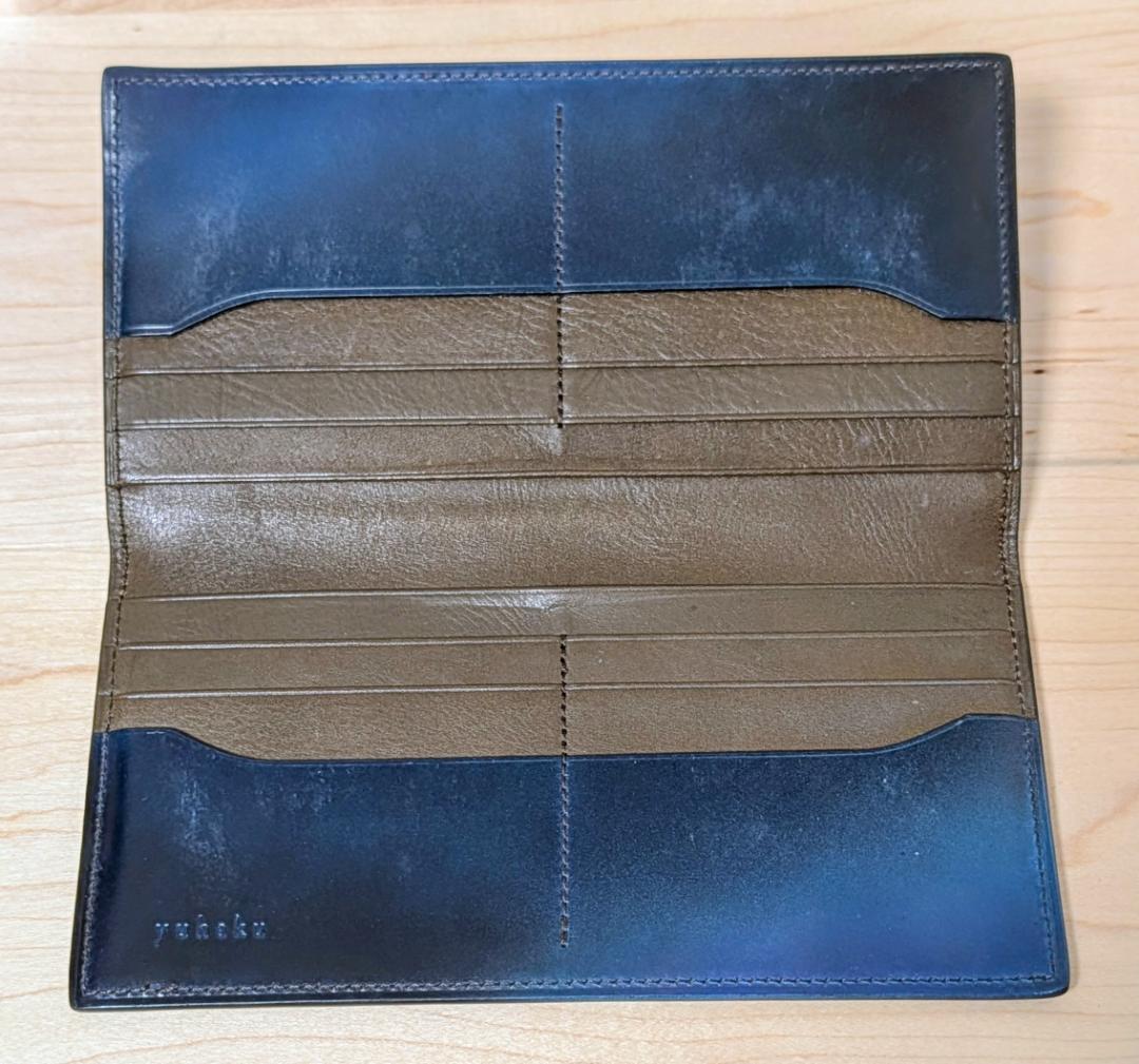 YUHAKU コードバン 長財布 特注カラー 幻影 - メルカリ
