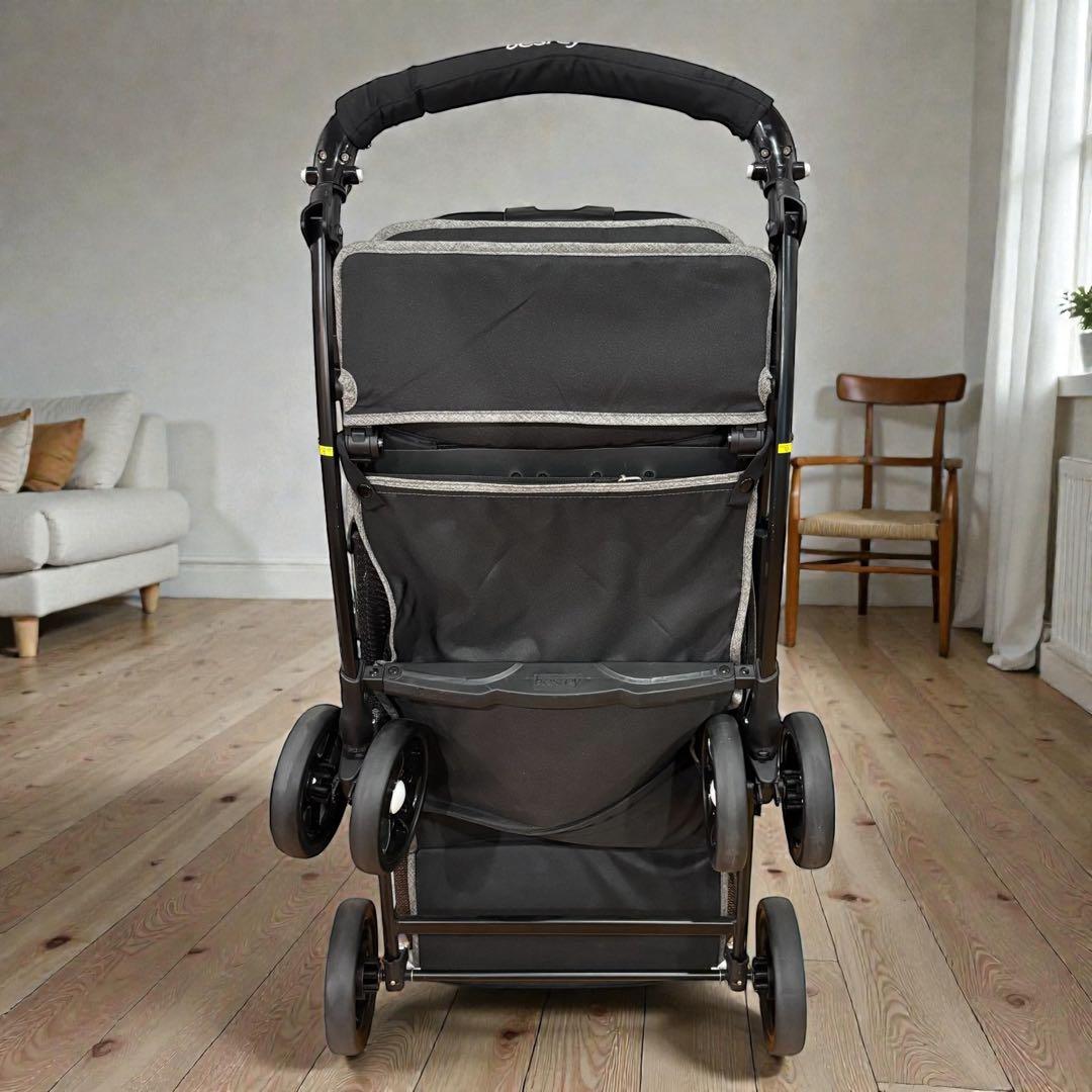 美品❤️besrey ダブルベビーカー 前後2人乗り 年子 双子 軽量タイプ