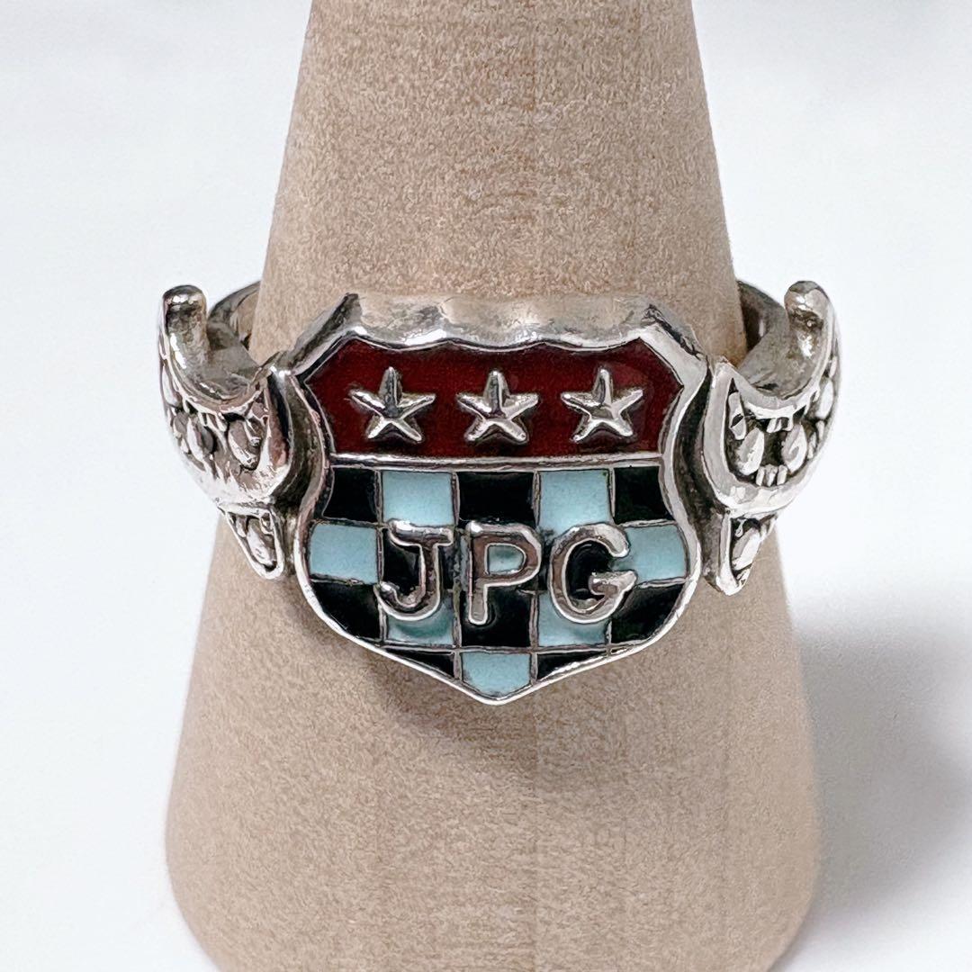 ✨希少✨ジャンポールゴルチエ リング 指輪 ロゴ文字 シルバー 刻印