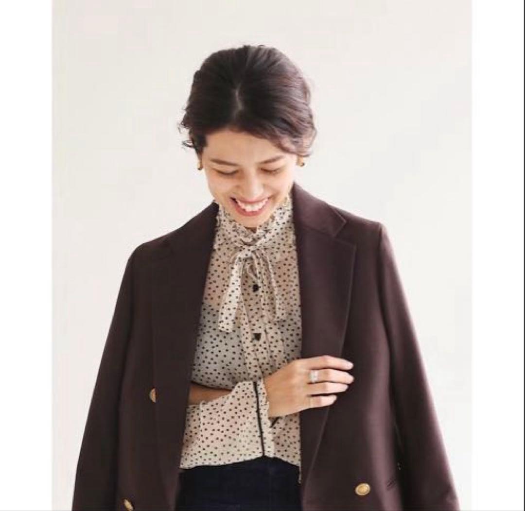 美品】IENAラブークル フラノウールW前ジャケット38サイズ - メルカリ