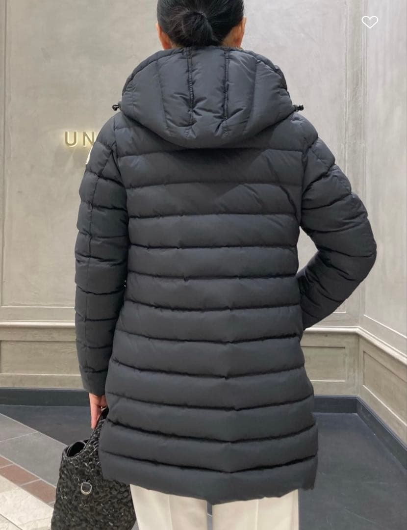 美品 今期 PYRENEX スプートニックロングソフト2 ダウンブラック