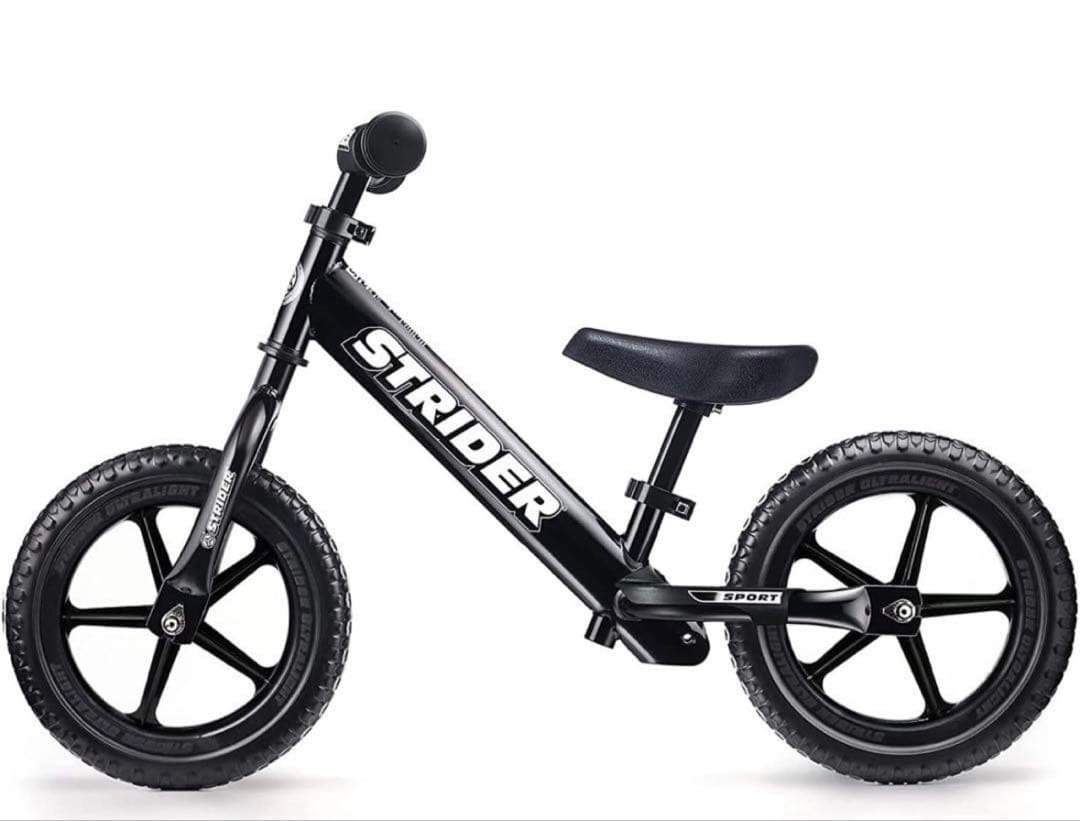 ストライダー STRIDER CLASSIC バランスバイク 12 黒ブラック - メルカリ