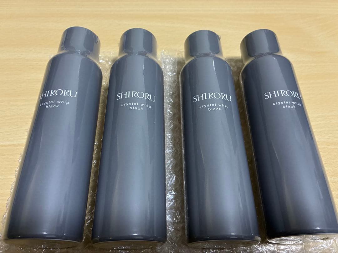 SHIRORUクリスタルホイップブラック4本☆新品未開封品 - メルカリ