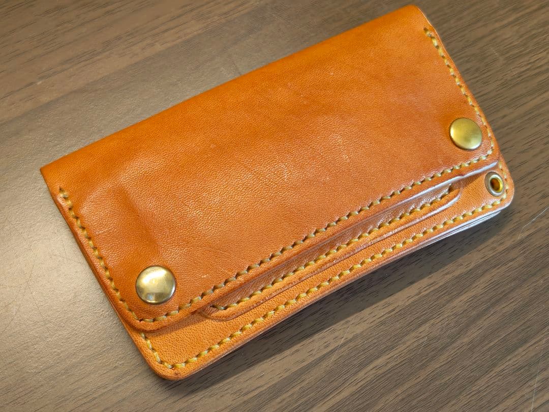 ミドルトラッカーウォレット「【GUIDI】ホースバット」ホースバット