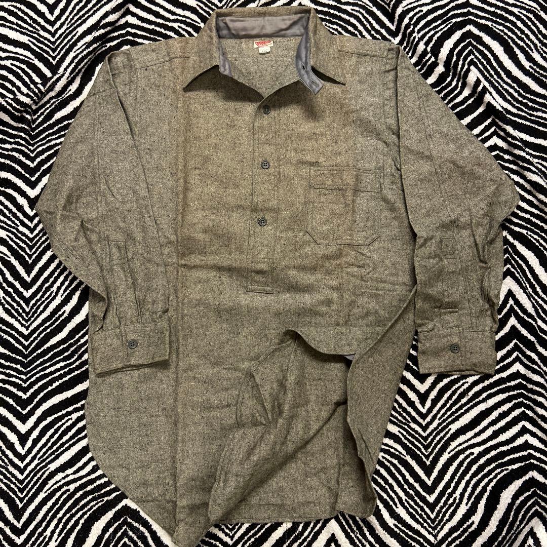 vintage 30s チンスト ワークシャツ deadstock ビンテージ - メルカリ
