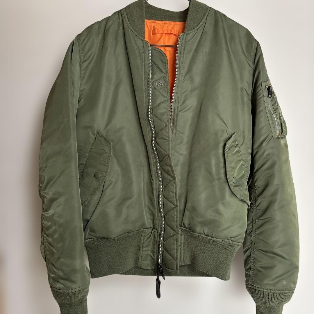 ALPHA INDUSTRIES MA-1フライトジャケット　Sサイズ 楽天市場】アルファ ALPHA MA-1 フライト ジャケット スリムフィット