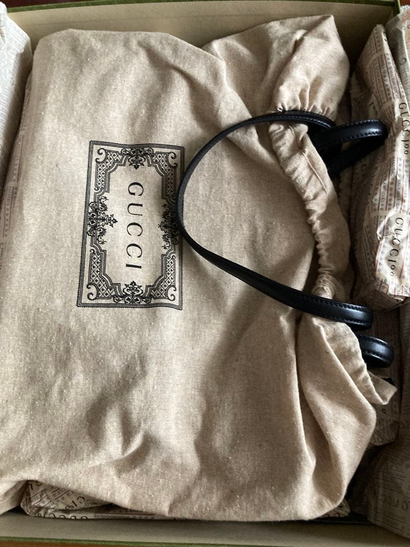 週末限定値下げGUCCI オフディア GGミディアムデニムトート - メルカリ