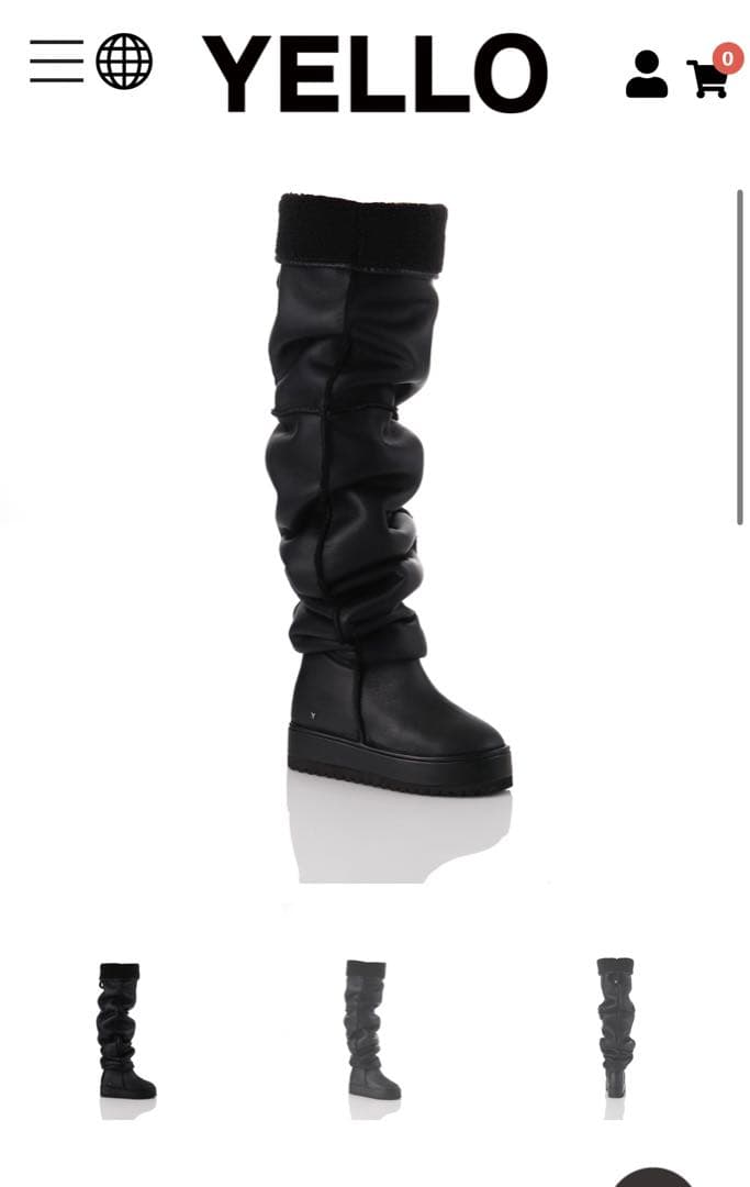 YELLO JACOB LONG BOOTS XLサイズ - メルカリ