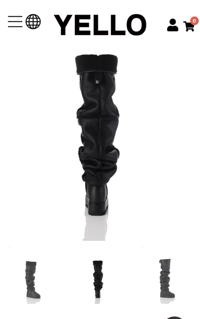 YELLO JACOB LONG BOOTS XLサイズ - メルカリ