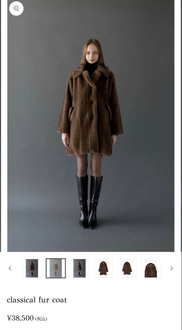 ✳︎新品タグ付き✳︎Acka classical fur coat ファーコート classical fur coat – Acka online store