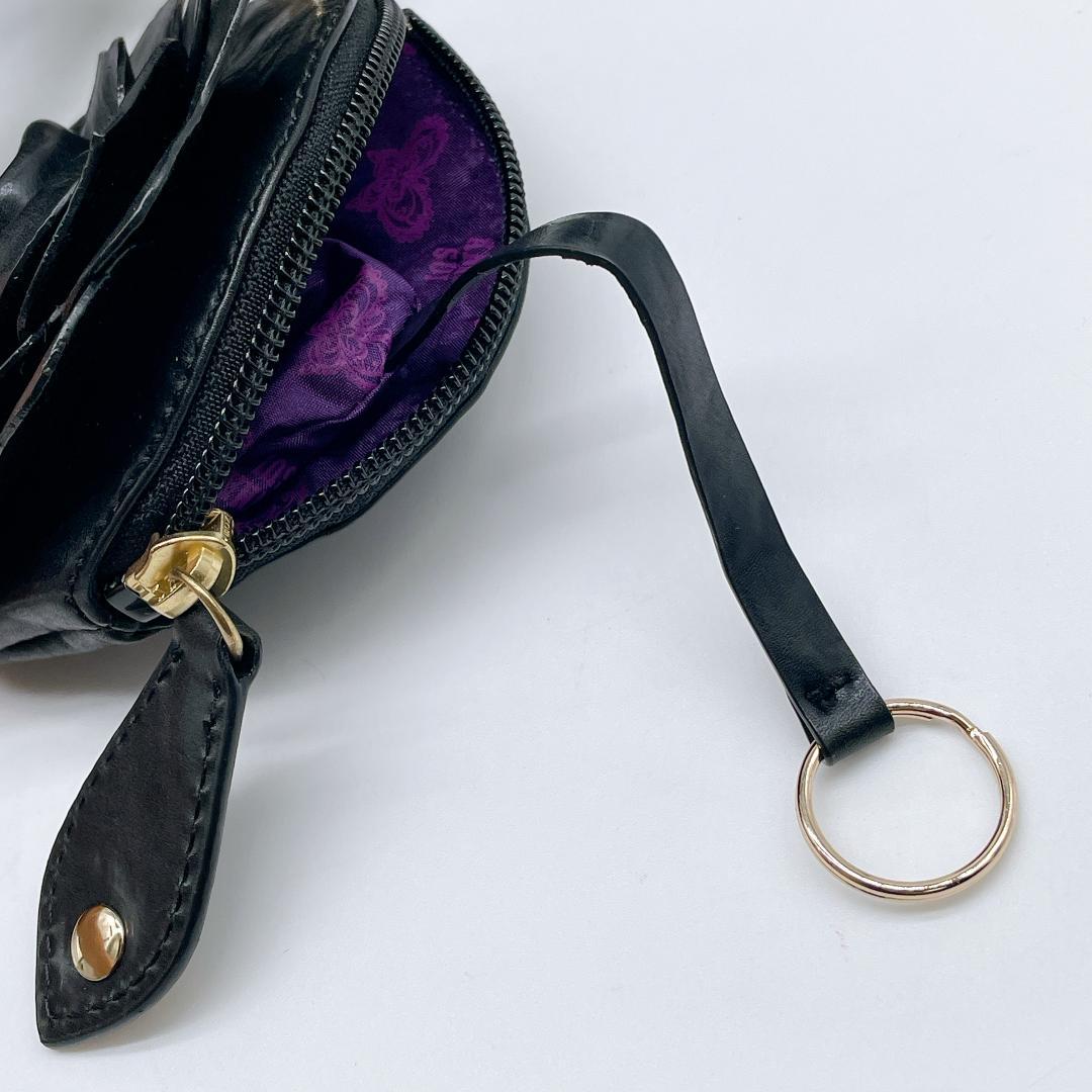 美品 ANNA SUI レザー ハンド キルティング ボストンバッグe753