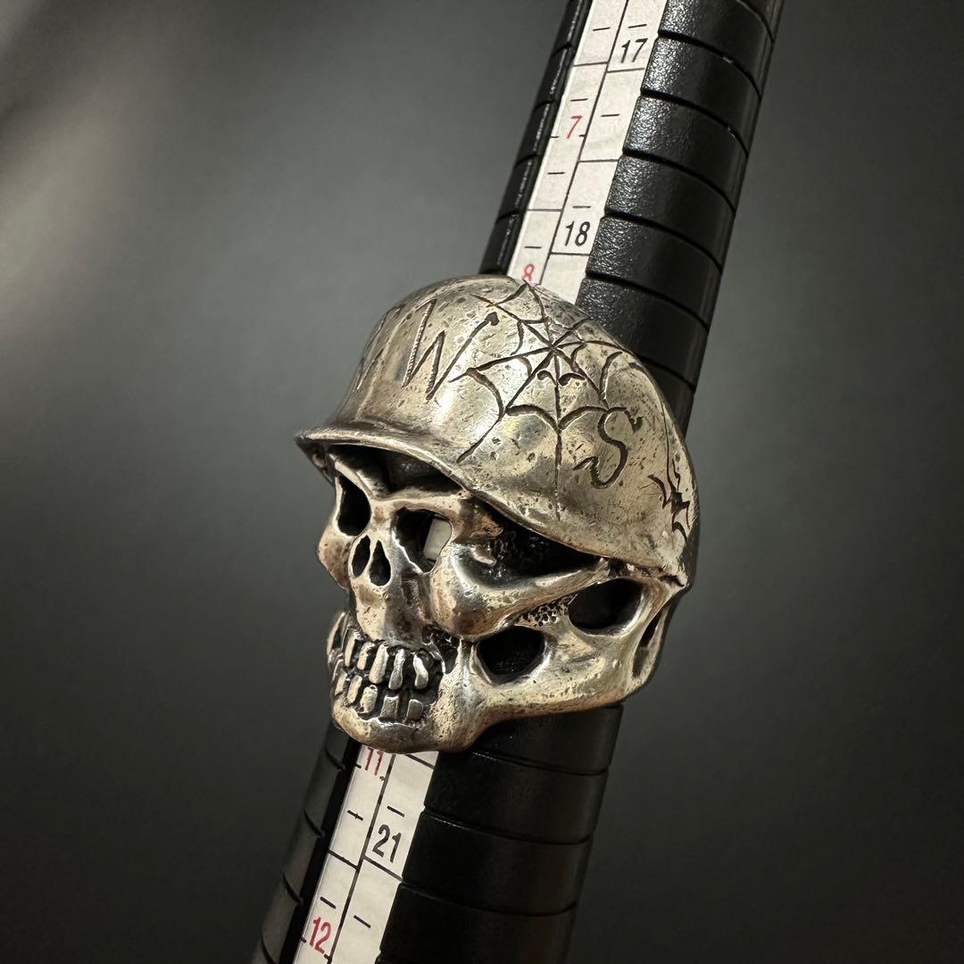 Travis Walker Helmet Skull Ring 21号 保証書付 - メルカリ