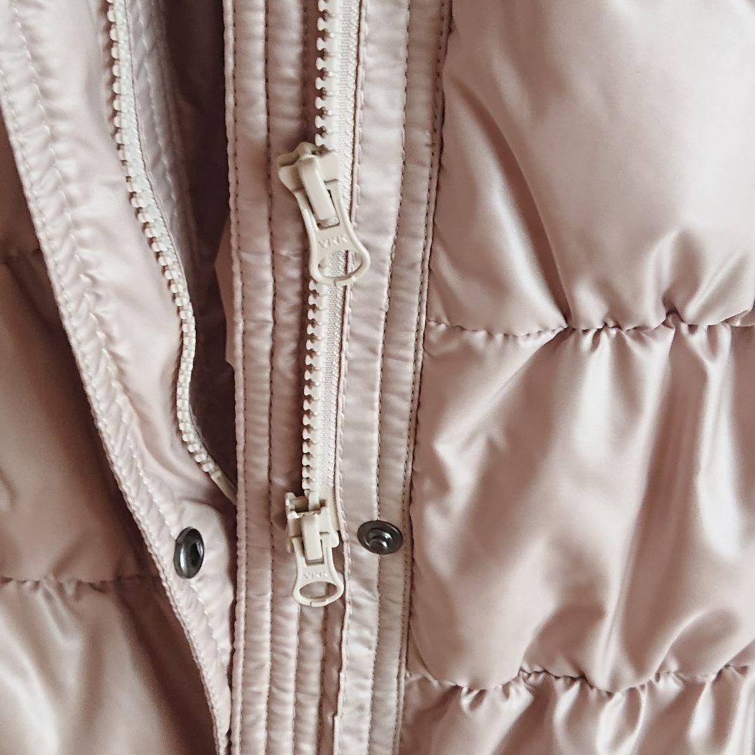 ベニーバードブルーフォックス衿付裾ギャザーダウンコート13号