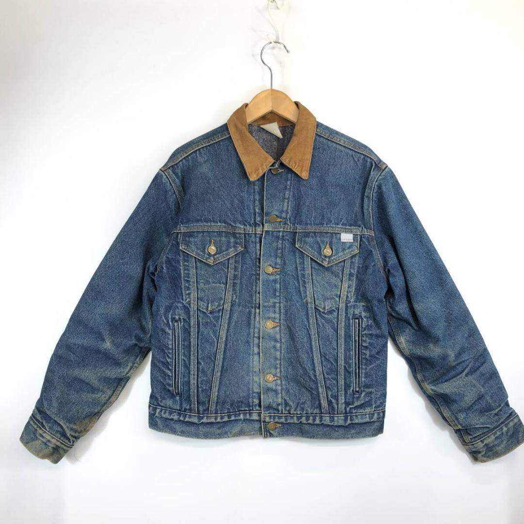 80s USA製 カーハート デニムトラッカージャケット 100周年 1989