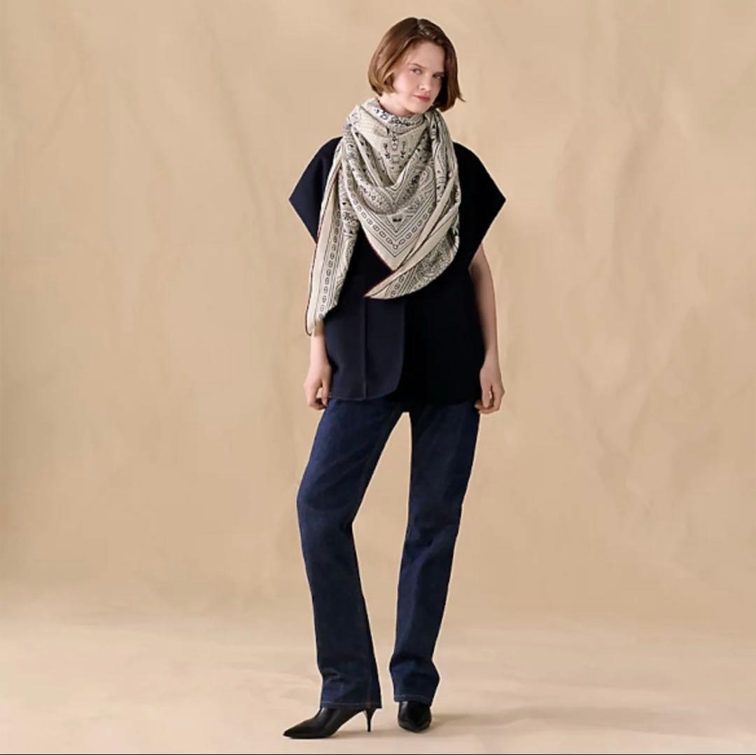 2025AW 完売品HERMES シュヴァルドゥクール 白黒 野村大輔 カシシル