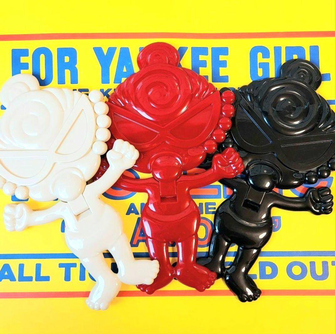 ヒスミニ ハンドミラー 手鏡 スタンドミラー 未使用 ブラック 黒