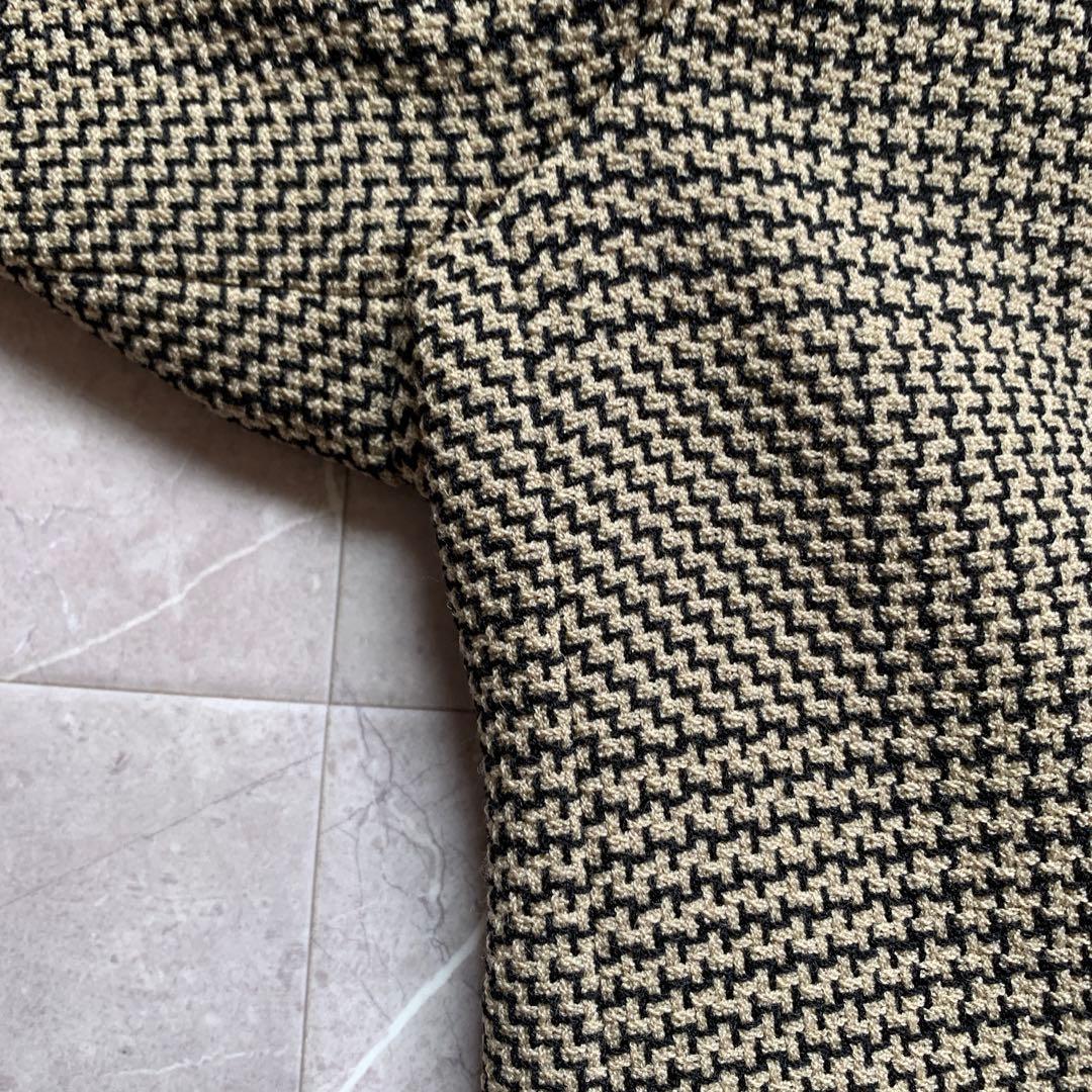 MaxMara マックスマーラ 千鳥格子ジャケット ラナウール 白タグ 38