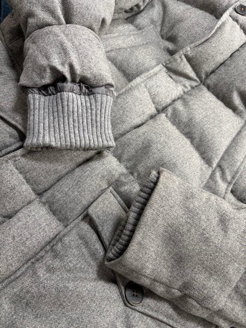 定価37.8万 ヘルノ×ロロピアーナ 最高級カシミヤシルク フーデッド