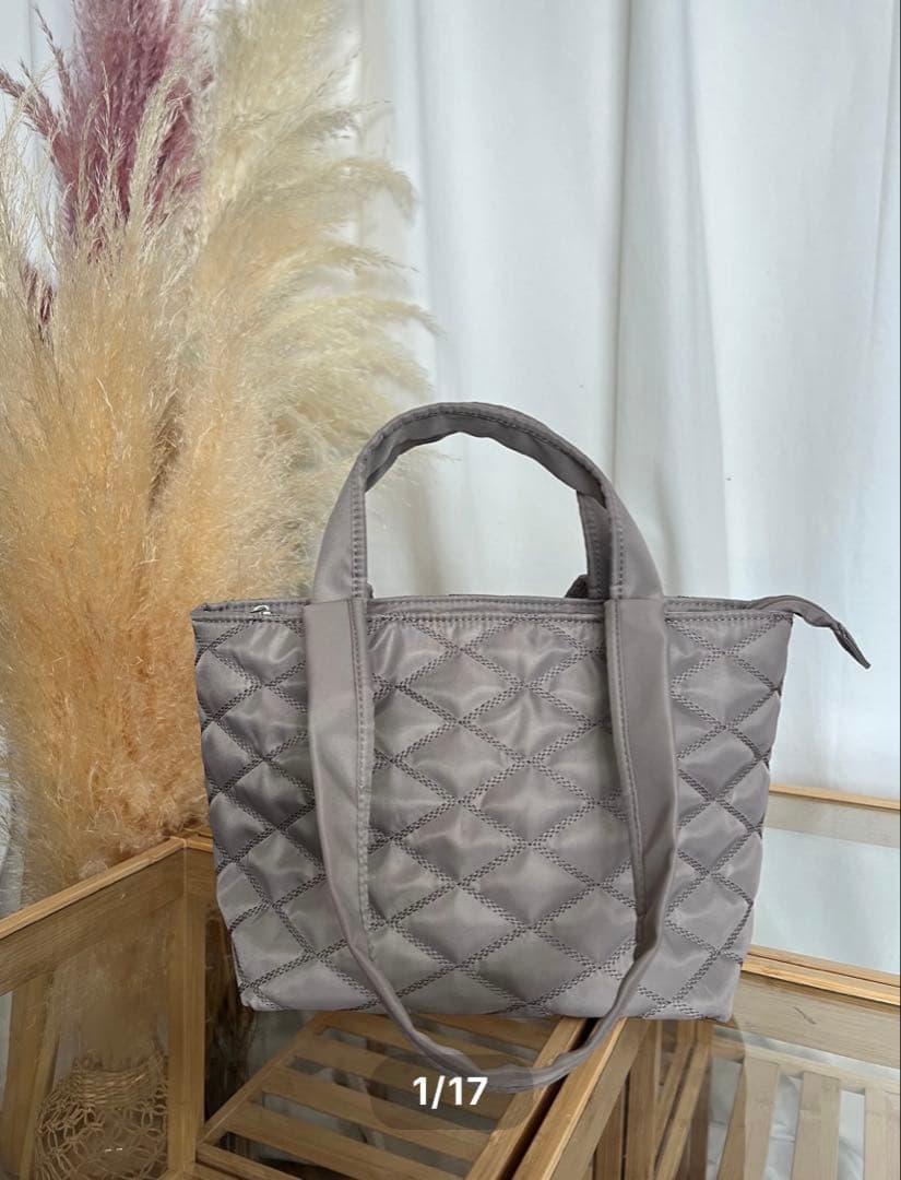 soleil 撥水2wayトート キルティング マザーズバッグ soleile 撥水2way