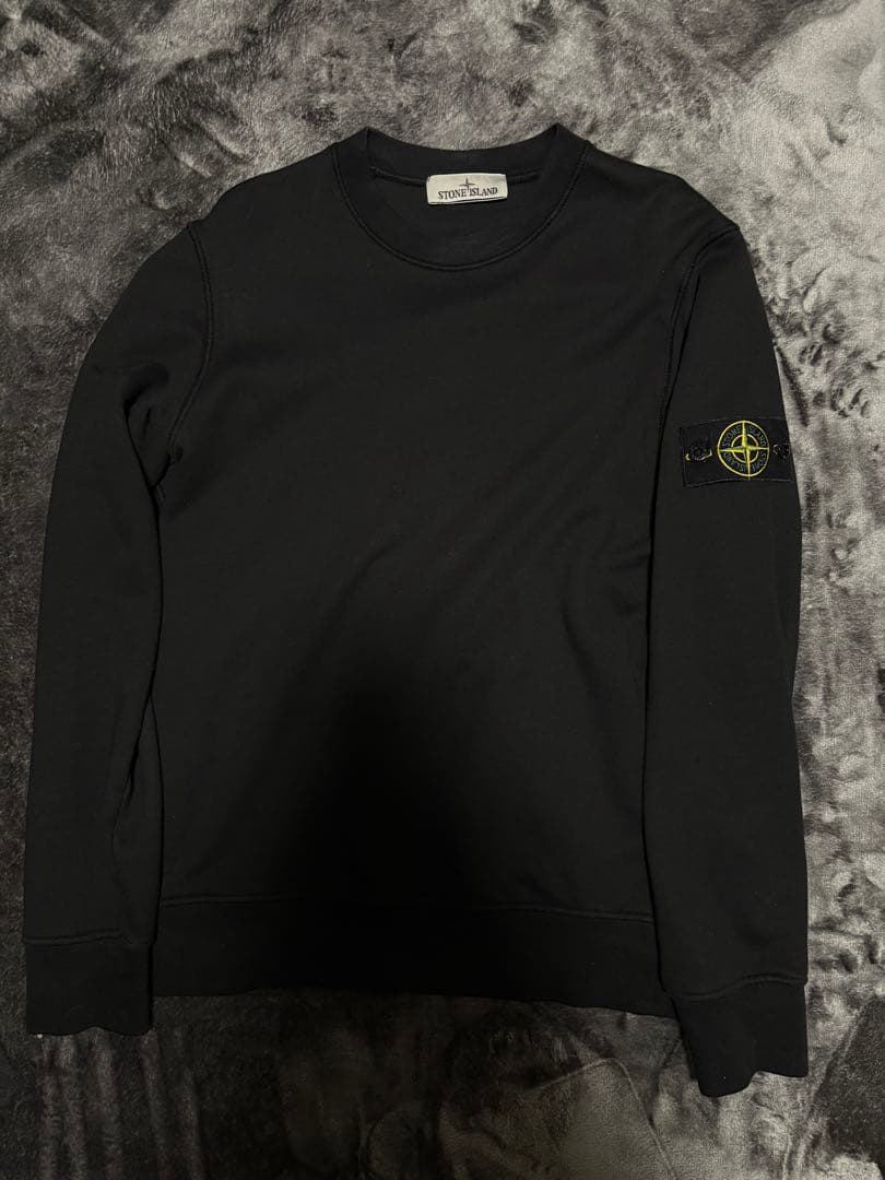 【即完sサイズ】STONE 　スウェットトレーナー STONE ISLAND (ストーンアイランド) 腕ポケット スウェット トレーナー