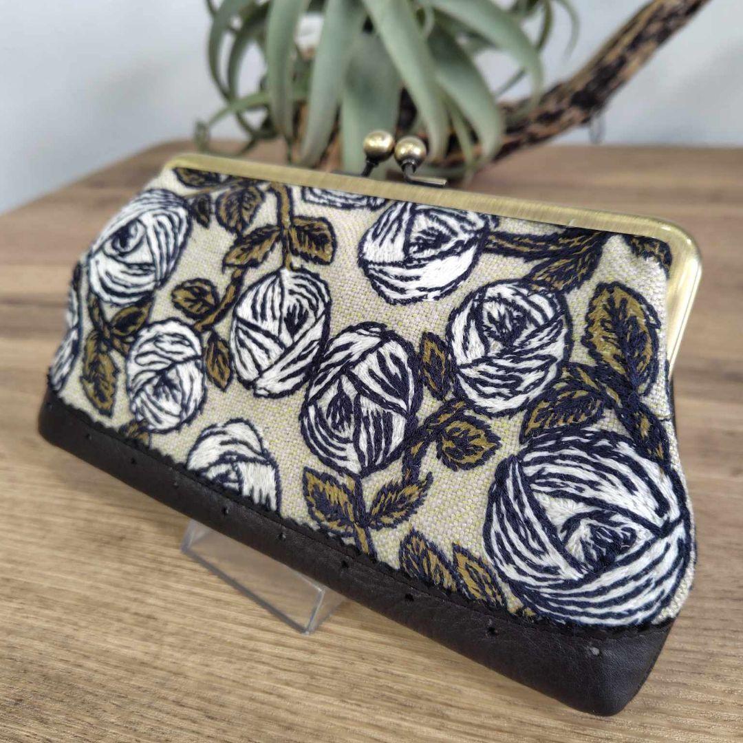 ま*る様 【ラスト1点】ミナペルホネン/Rosyロージィベージュ牛革黒