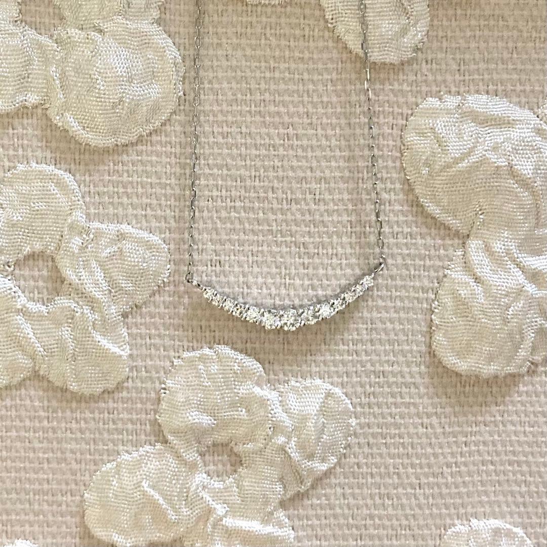 【週末最終価格】Pt950/ Pt850 ダイヤモンド ネックレス 0.20ct