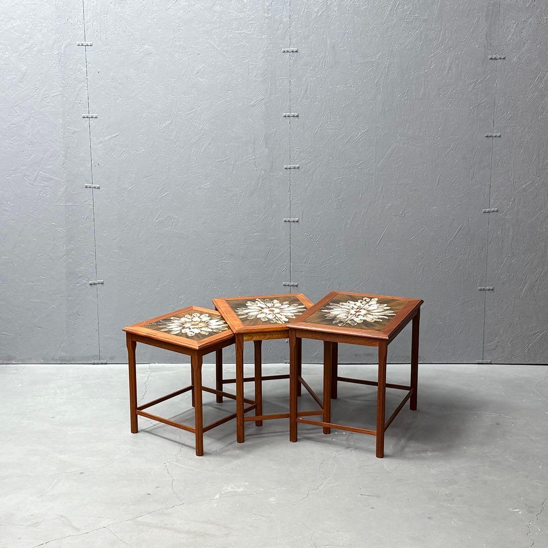 北欧デンマーク ヴィンテージ タイルトップ テストテーブル (501