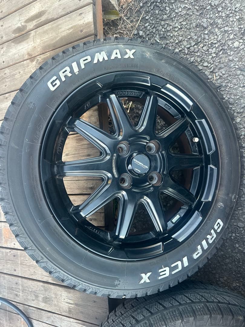 スマートフォーフォー スタッドレス4本 15インチタイヤ・ホイールセット