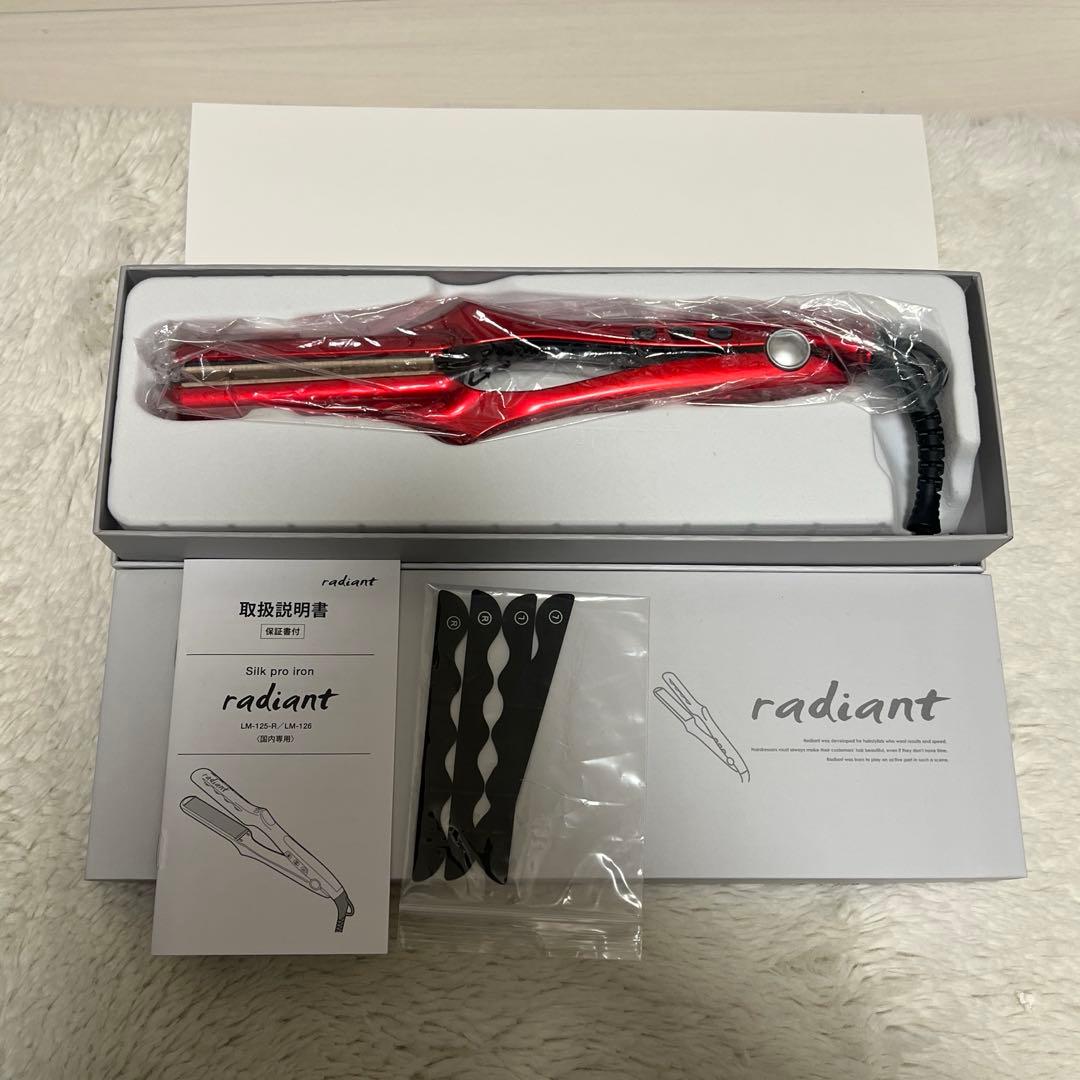 美品　ラディアント　ストレートヘアアイロン 28mm Amazon.co.jp: ラディアント 28mm ヘアアイロン ストレート プロ仕様