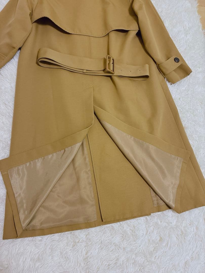 訳あり美品】MIESROHE ドルマンスリーブトレンチコート ベージュ0
