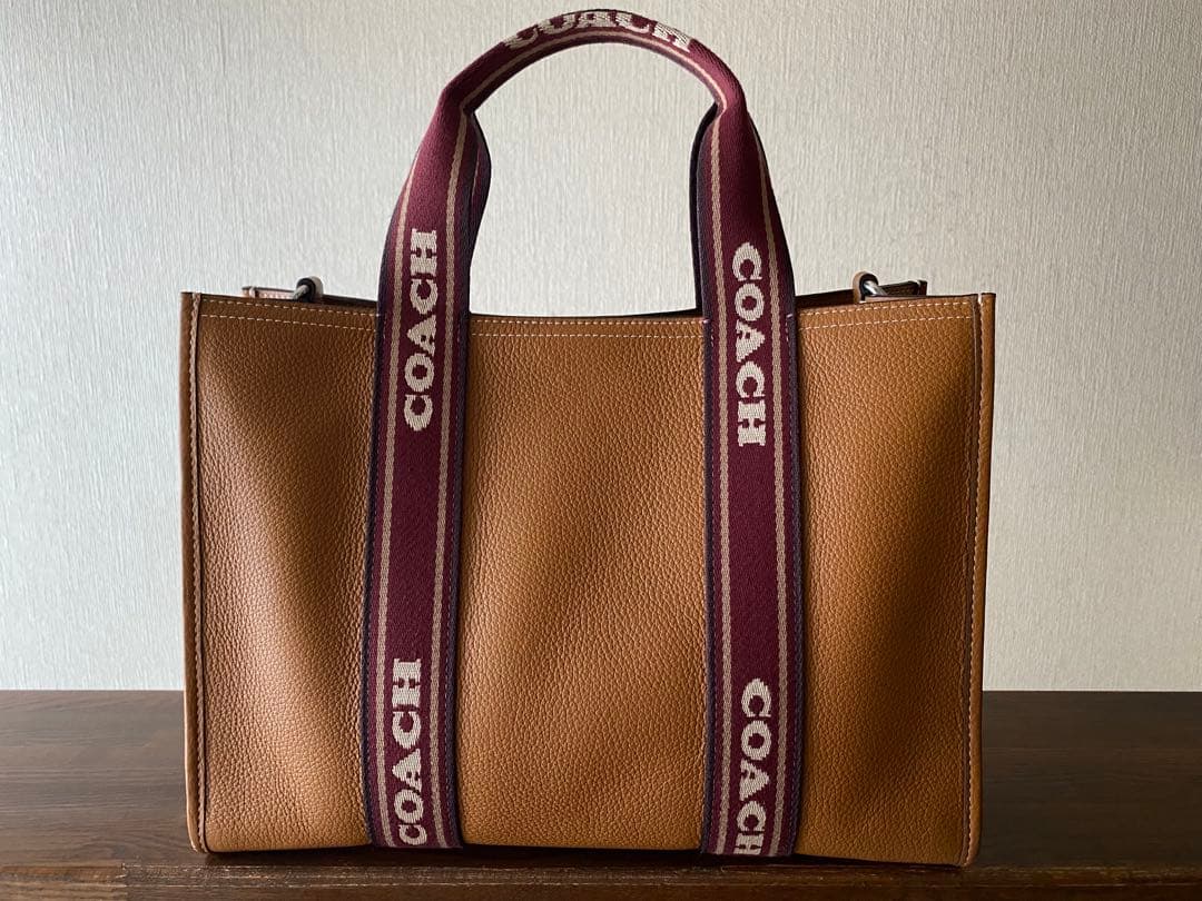 COACH ブラウン ビジネスバッグ COACH コーチ ブラウン ビジネスバッグ 2way ショルダーバッグ 大容量