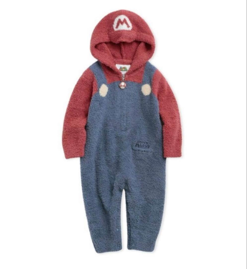 【新品未使用】ジェラートピケ マリオ ロンパース ベビー 70〜80サイズ gelato pique（ジェラートピケ） 【新品】【即納】【70サイズ】gelato