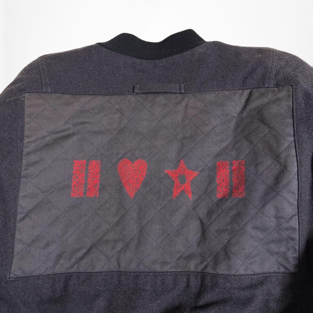 93AW Armani jeans arm cinch patch bomber - メルカリ