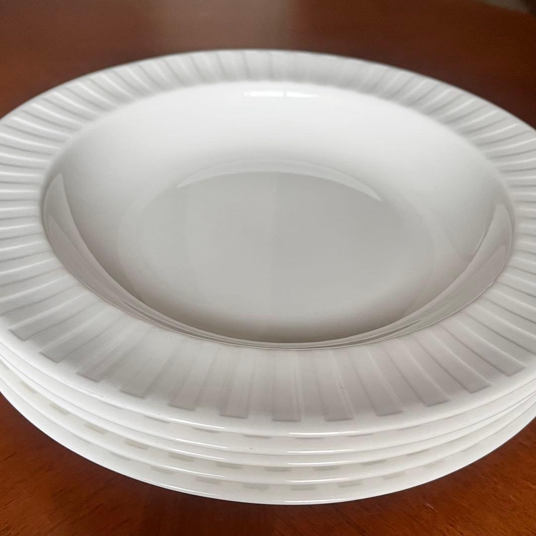 レア美品】英国製 ウェッジウッド☆ナイト＆デイ☆大きな深皿 5枚