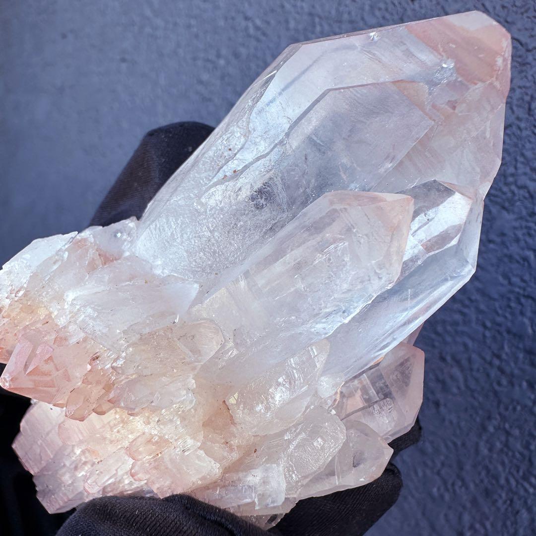 爆アレ❗️可愛いピンク♡超綺麗マダガスカル産パイナップルピンククラスターA1192