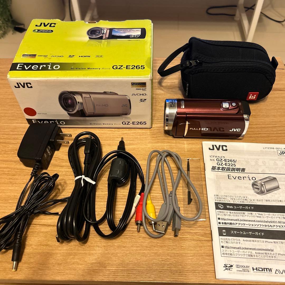 美品 JVC Everio GZ-E265 ビデオカメラ Amazon | JVCKENWOOD JVC ビデオカメラ EVERIO GZ-E265 内蔵メモリー