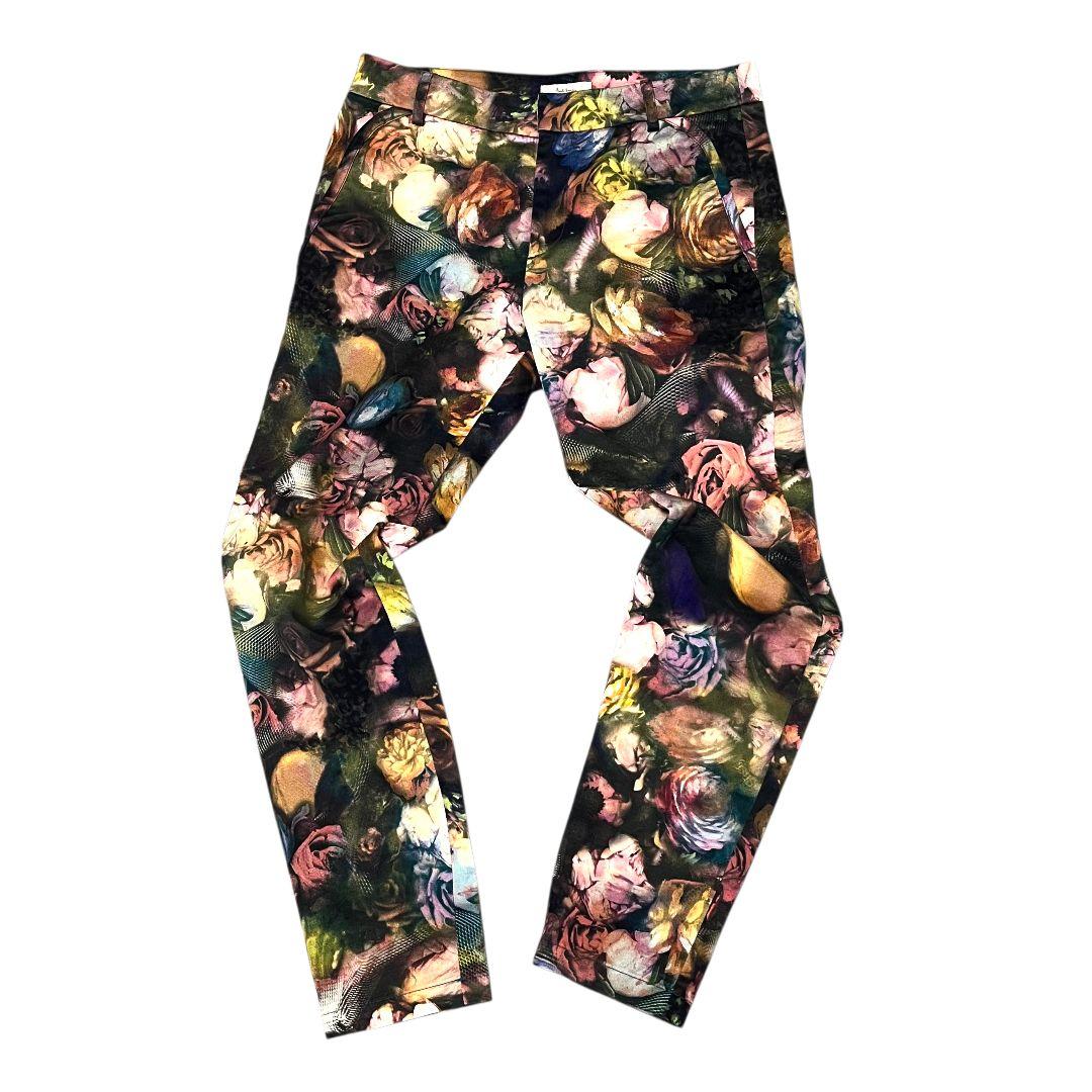 大きいサイズ】【42】Paul Smith 花柄 ストレッチパンツ レディース