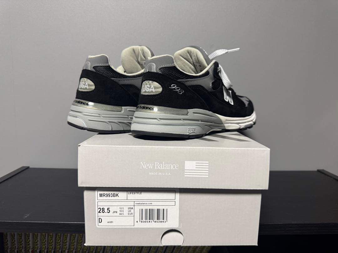New Balance MR993BK 28.5cm ブラック