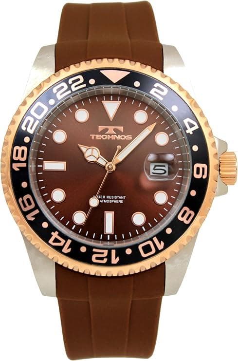 [テクノス] 腕時計 デイト 100周年モデル T6C28AP メンズ ブラウン 楽天市場】【アウトレット】【訳あり：A】【正規品】TECHNOS テクノス