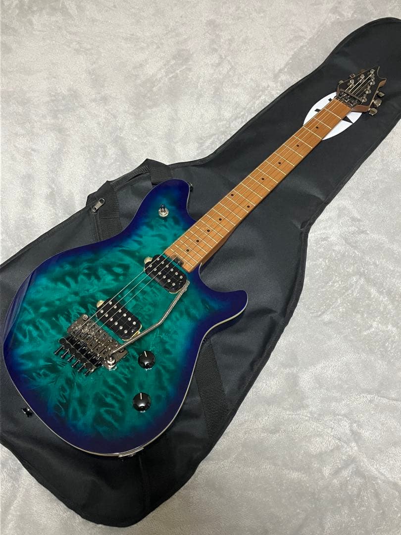 ギター EVH Wolfgang WG Standard Quilt Maple EVH Wolfgang WG Standard Quilt Maple Electric Guitar Chlorine
