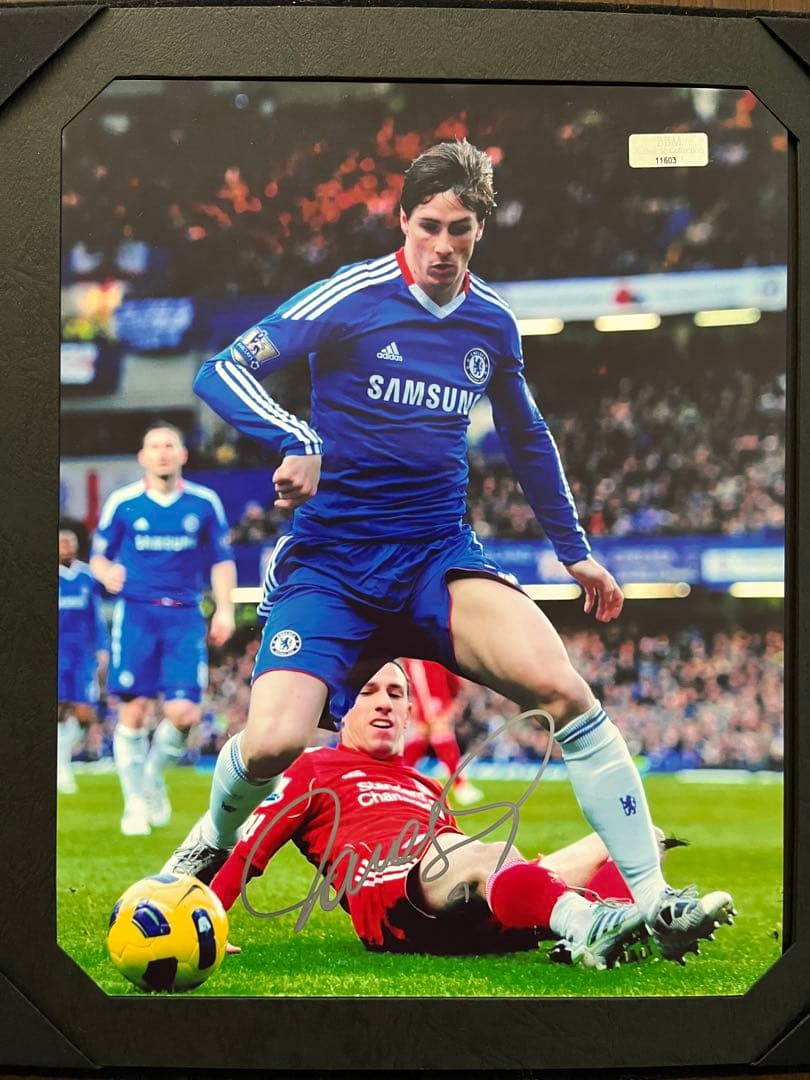 フェルナンド・トーレス 直筆サイン入り写真 フェルナンド・トーレス【直筆サイン入り】アトレティコ・マドリード