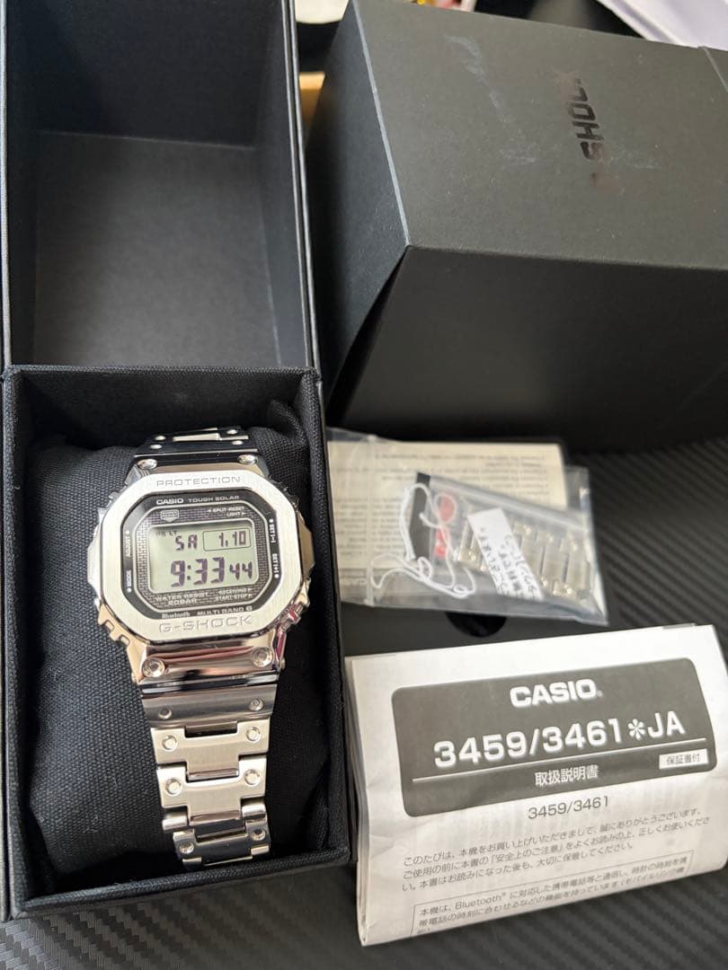 使用わずか CASIO G-SHOCK GMW-B5000D フルメタル Amazon.co.jp: [カシオ] 腕時計 ジーショック 【国内正規品