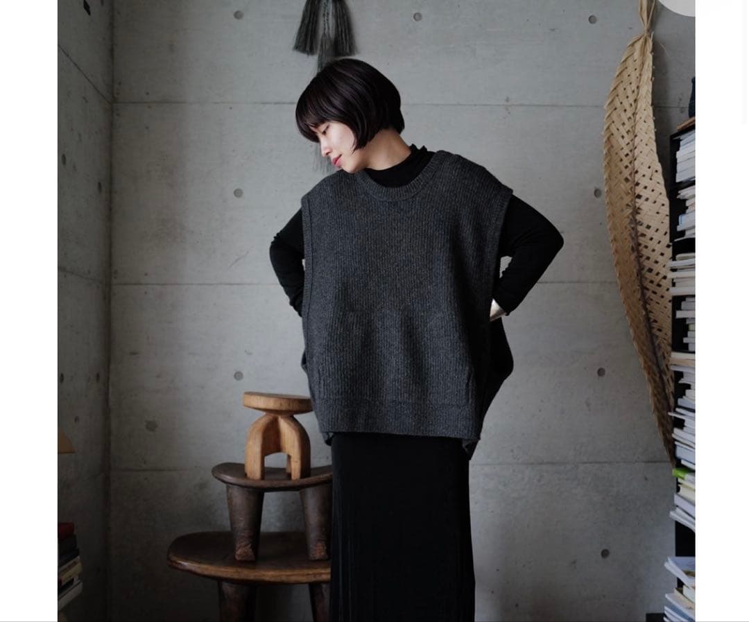 美品 デプト dept ヤクニット ベスト yak - メルカリ